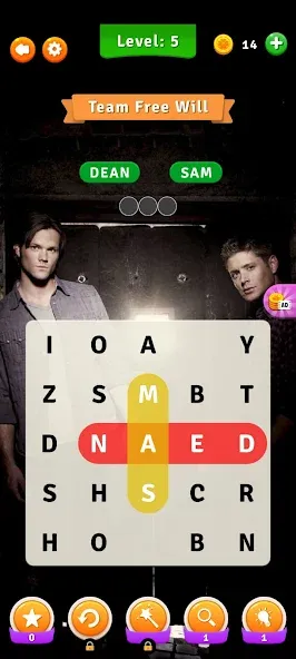 Supernatural Word Search (упернатуральный поиск слов)  [МОД Бесконечные деньги] Screenshot 3