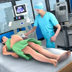 Взломанная Pregnant Games Mommy Simulator  [МОД Меню] - последняя версия apk на Андроид