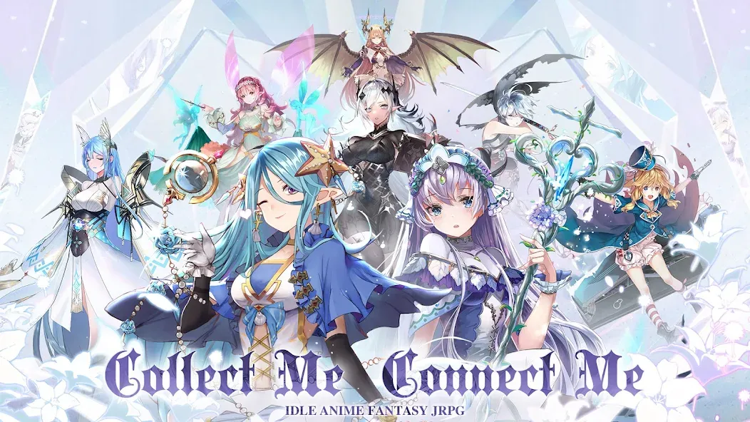 Girls' Connect: Idle RPG  [МОД Все открыто] Screenshot 1