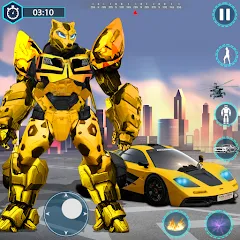 Взлом Flying Robot Transforming Game  [МОД Menu] - стабильная версия apk на Андроид