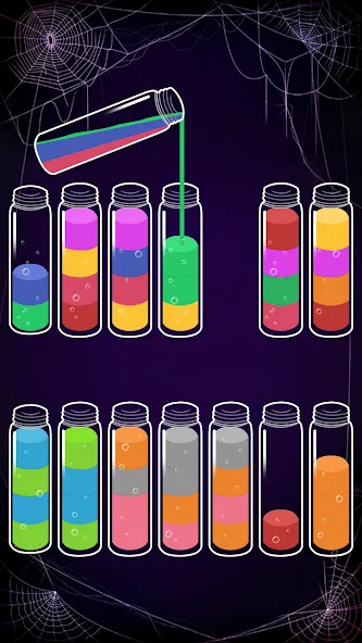 Soda Sort: Water Color Puzzle (Сода Сорт)  [МОД Mega Pack] Screenshot 5