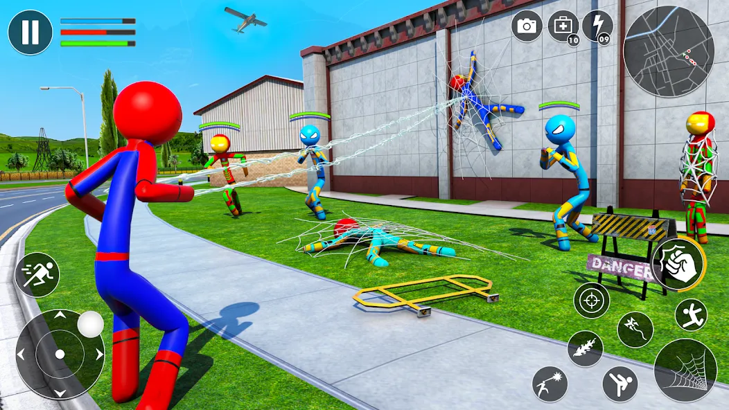 Spider Game-Stickman Rope Hero  [МОД Меню] Screenshot 3