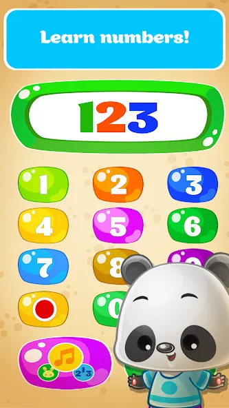 Babyphone game Numbers Animals  [МОД Mega Pack] Screenshot 2