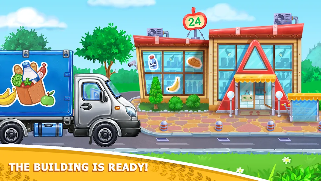 Kids truck games Build a house  [МОД Unlocked] Screenshot 5