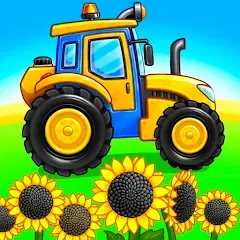 Взлом Tractor, car: kids farm games  [МОД Unlimited Money] - стабильная версия apk на Андроид