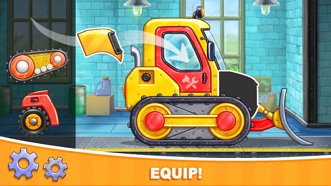 Car games Bulldozer for kids 5  [МОД Mega Pack] Screenshot 1