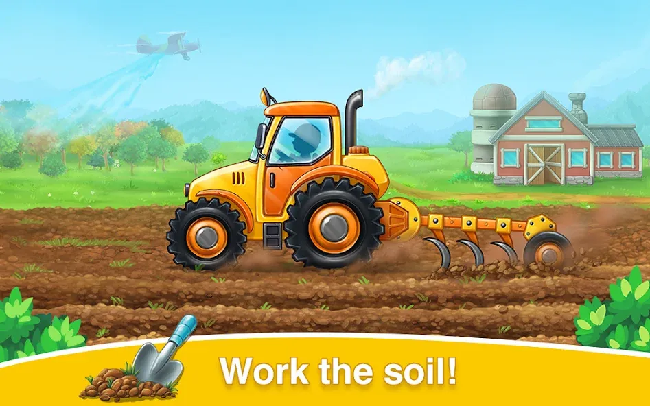 Farm land & Harvest Kids Games  [МОД Все открыто] Screenshot 2