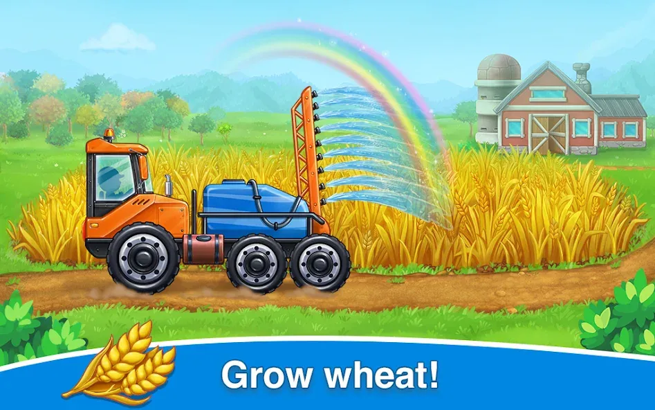 Farm land & Harvest Kids Games  [МОД Все открыто] Screenshot 3