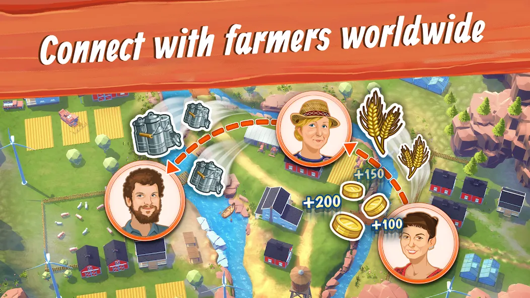 Big Farm: Mobile Harvest (Биг Фарм)  [МОД Unlimited Money] Screenshot 5