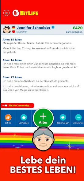 BitLife DE - Lebenssimulation (Битлайф ДЕ)  [МОД Бесконечные деньги] Screenshot 4