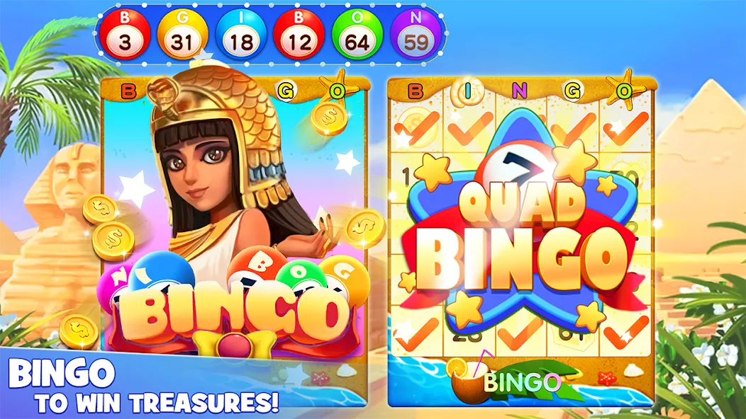 Bingo Lucky: Play Bingo Games (Бинго Лаки)  [МОД Бесконечные деньги] Screenshot 5