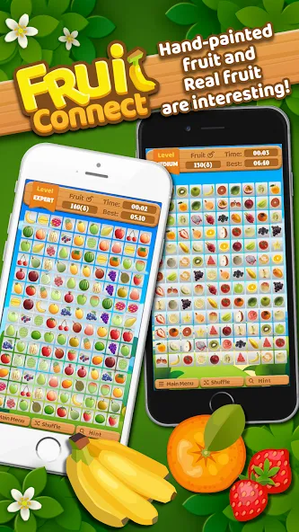 Fruit Connect (Фрукт Коннект)  [МОД Бесконечные монеты] Screenshot 1