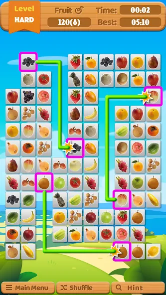 Fruit Connect (Фрукт Коннект)  [МОД Бесконечные монеты] Screenshot 2