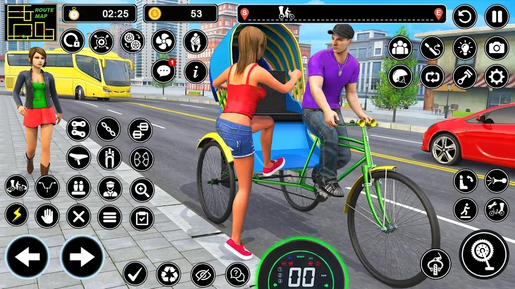 BMX Cycle Games 3D Cycle Race (игры на велосипеде 3D гонка)  [МОД Бесконечные деньги] Screenshot 2