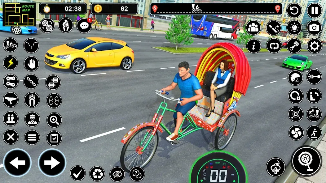 BMX Cycle Games 3D Cycle Race (игры на велосипеде 3D гонка)  [МОД Бесконечные деньги] Screenshot 3