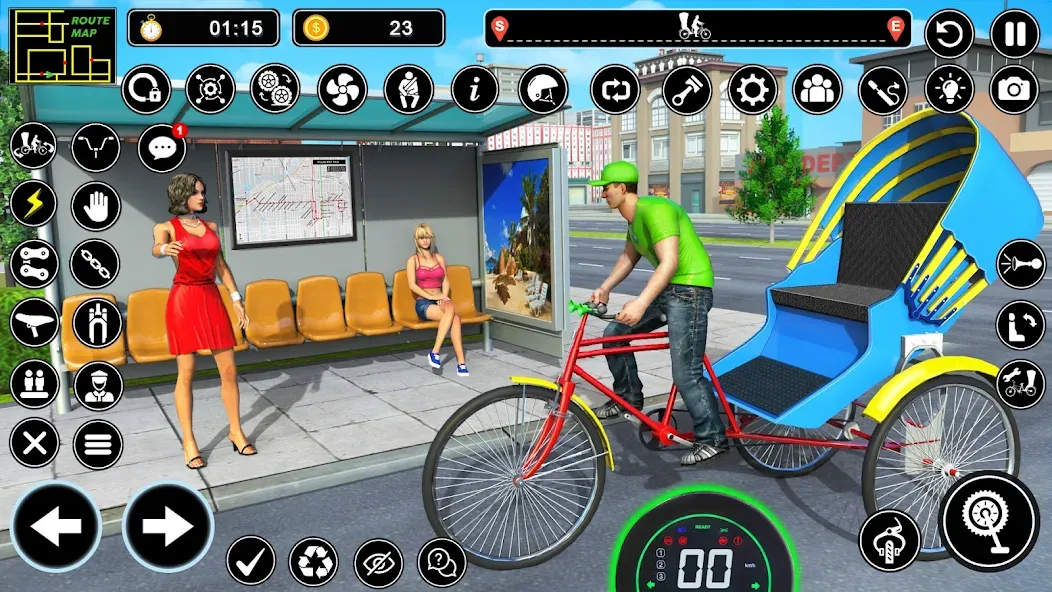 BMX Cycle Games 3D Cycle Race (игры на велосипеде 3D гонка)  [МОД Бесконечные деньги] Screenshot 5