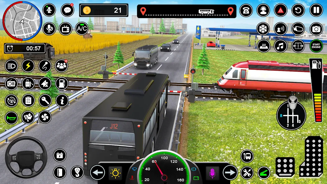 Bus Simulator - Driving Games  [МОД Бесконечные деньги] Screenshot 4