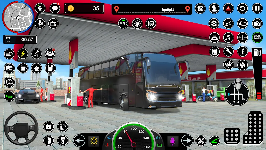 Bus Simulator - Driving Games  [МОД Бесконечные деньги] Screenshot 5