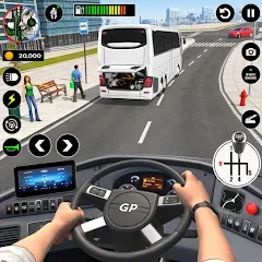 Взломанная Bus Simulator - Driving Games  [МОД Бесконечные деньги] - полная версия apk на Андроид