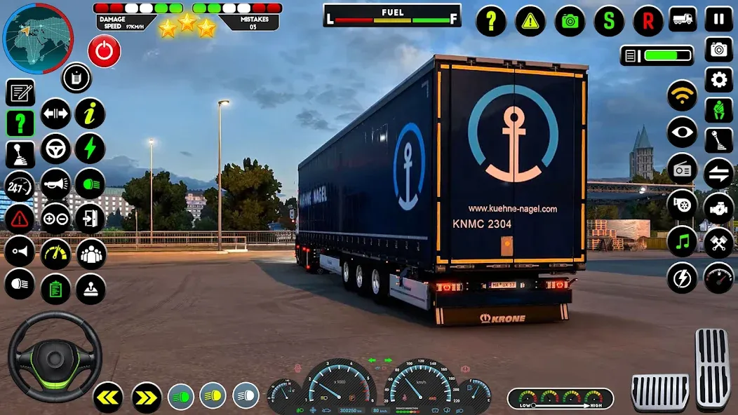 Truck Driving Euro Truck Game  [МОД Бесконечные монеты] Screenshot 3