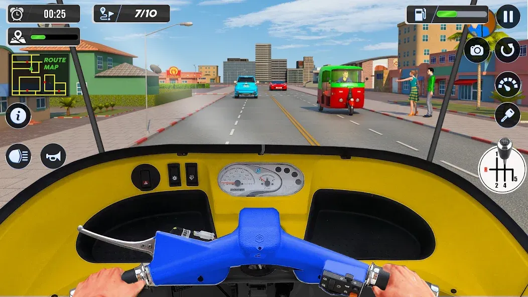 Tuk Tuk Auto Driving Games 3D  [МОД Menu] Screenshot 2