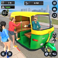 Взломанная Tuk Tuk Auto Driving Games 3D  [МОД Menu] - последняя версия apk на Андроид