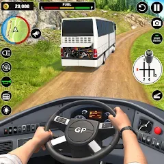 Скачать взломанную Offroad Bus Simulator Bus Game (Оффроуд Автобус Симулятор Игра)  [МОД Бесконечные монеты] - стабильная версия apk на Андроид