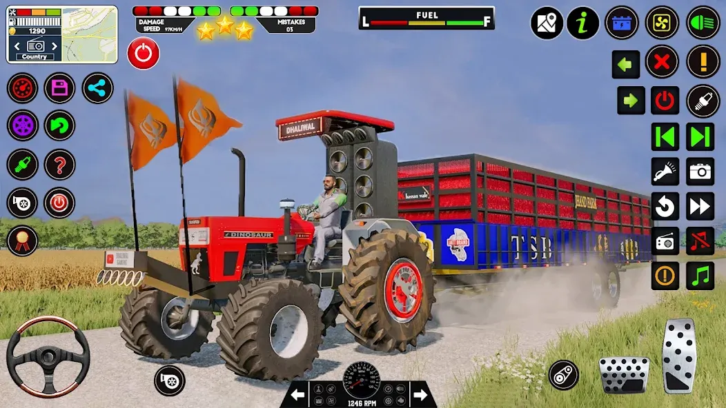 Tractor Driving - Tractor Game  [МОД Бесконечные монеты] Screenshot 1