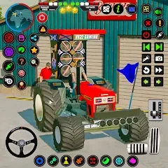 Взлом Tractor Driving - Tractor Game  [МОД Бесконечные монеты] - полная версия apk на Андроид