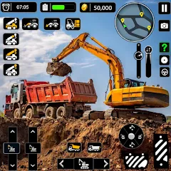 Взломанная Snow Offroad Construction Game  [МОД Бесконечные монеты] - полная версия apk на Андроид