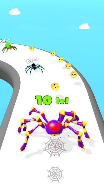 Insect Run - Spider Evolution (Инсект Эволюшн Ран)  [МОД Все открыто] Screenshot 2