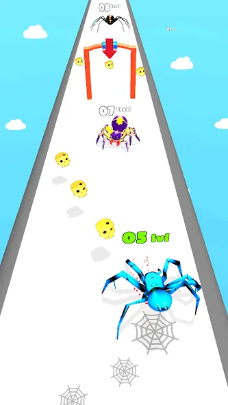 Insect Run - Spider Evolution (Инсект Эволюшн Ран)  [МОД Все открыто] Screenshot 3