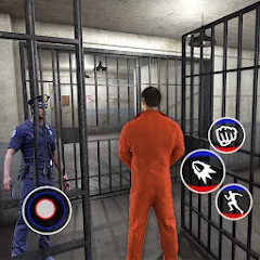 Взломанная Prison Escape- Jail Break Game (Побег из тюрьмы 3D)  [МОД Unlocked] - последняя версия apk на Андроид