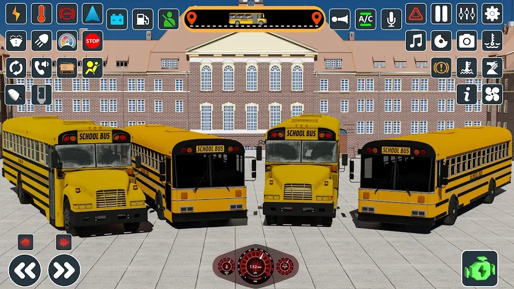 School Bus 3d : City Bus Games (Школьный автобус симулятор игры на автобусе)  [МОД Много монет] Screenshot 1