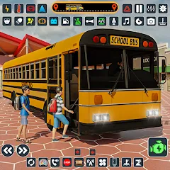 Скачать взлом School Bus 3d : City Bus Games (Школьный автобус симулятор игры на автобусе)  [МОД Много монет] - полная версия apk на Андроид