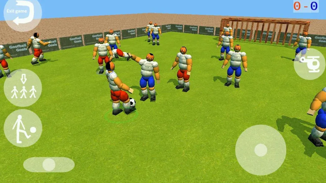 Goofball Goals Soccer Game 3D (Гуфбол Голз Соккер Гейм 3Д)  [МОД Много денег] Screenshot 1