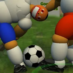 Скачать взломанную Goofball Goals Soccer Game 3D (Гуфбол Голз Соккер Гейм 3Д)  [МОД Много денег] - последняя версия apk на Андроид