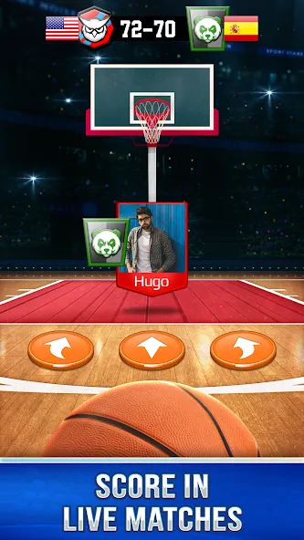 Basketball Rivals: Sports Game (Баскетбол Ривалс)  [МОД Menu] Screenshot 1