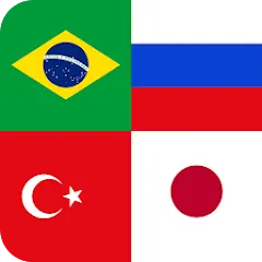 Взломанная Flags of World Countries Quiz  [МОД Mega Pack] - стабильная версия apk на Андроид