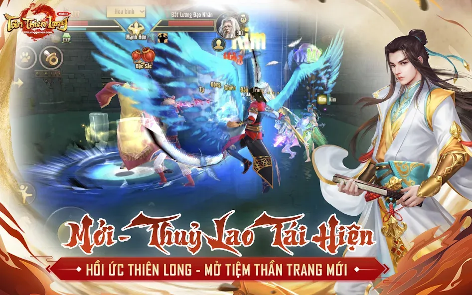 Tân Thiên Long Mobile  [МОД Бесконечные монеты] Screenshot 4