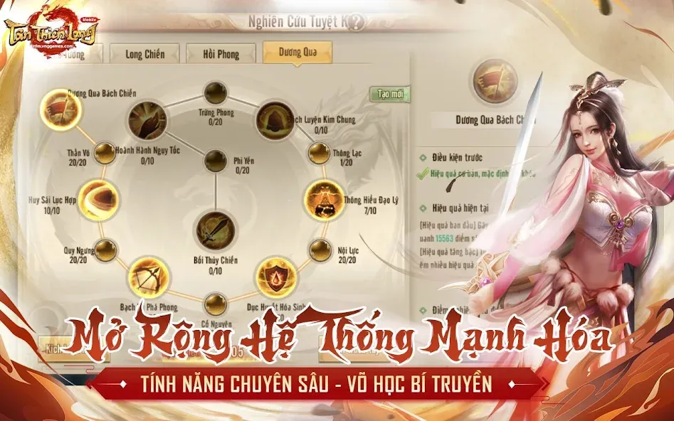 Tân Thiên Long Mobile  [МОД Бесконечные монеты] Screenshot 5