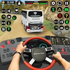 Скачать взломанную Bus Simulator 2023 - City Bus  [МОД Много монет] - стабильная версия apk на Андроид