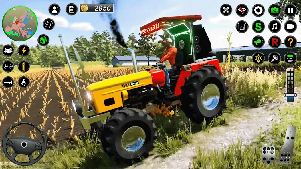 Real Farmer Tractor Drive Game (Фармер Трактор 3Д Фермерские Игры)  [МОД Все открыто] Screenshot 3