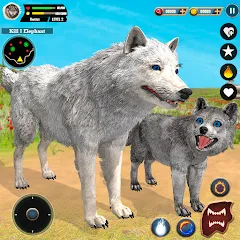 Взломанная Wild Wolf Simulator Games  [МОД Много монет] - стабильная версия apk на Андроид