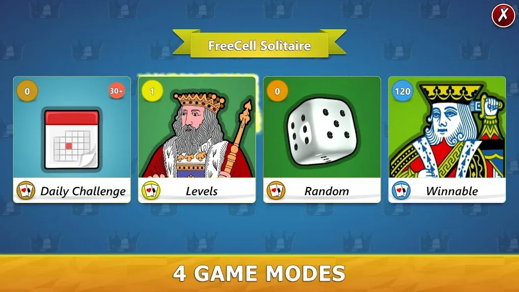 FreeCell Solitaire - Card Game  [МОД Меню] Screenshot 3