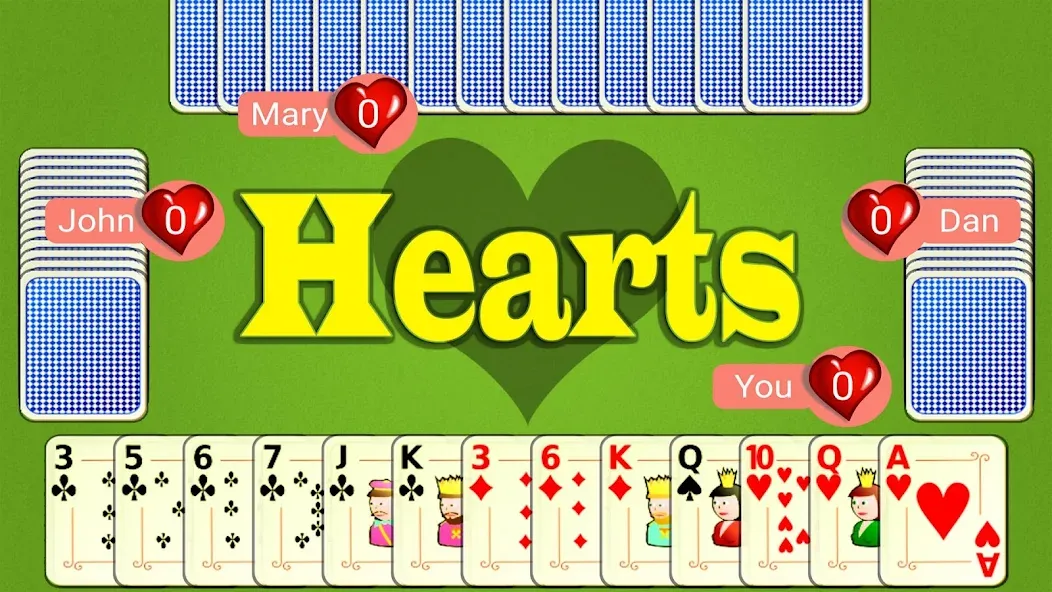 Hearts Mobile  [МОД Menu] Screenshot 1