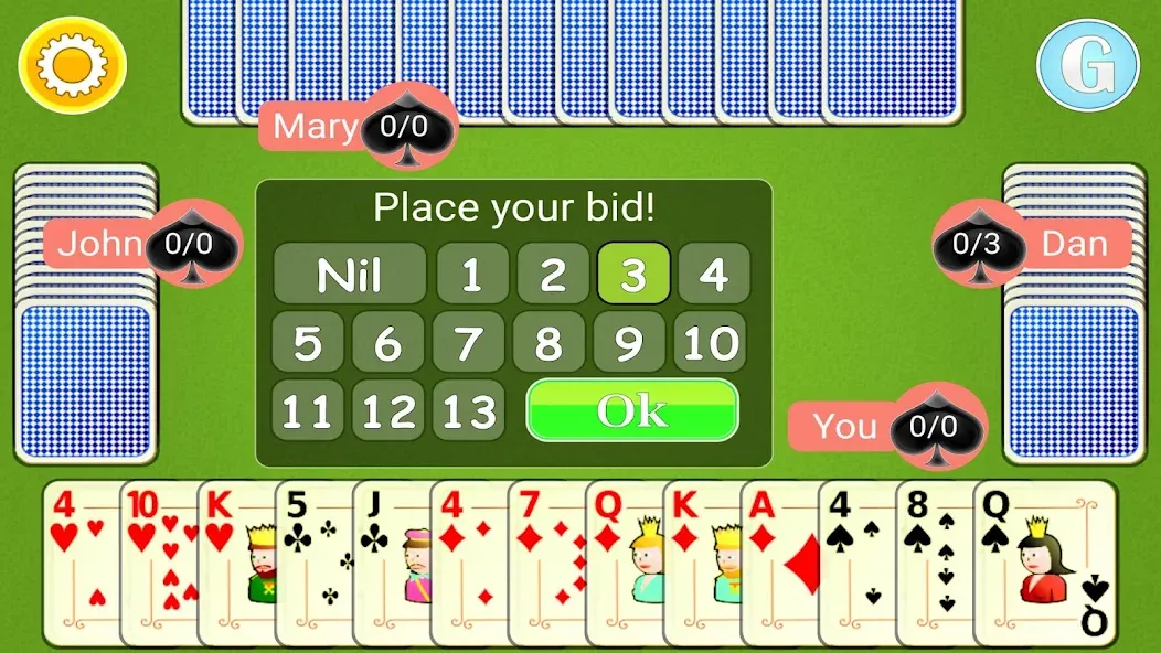 Spades Mobile  [МОД Unlocked] Screenshot 2