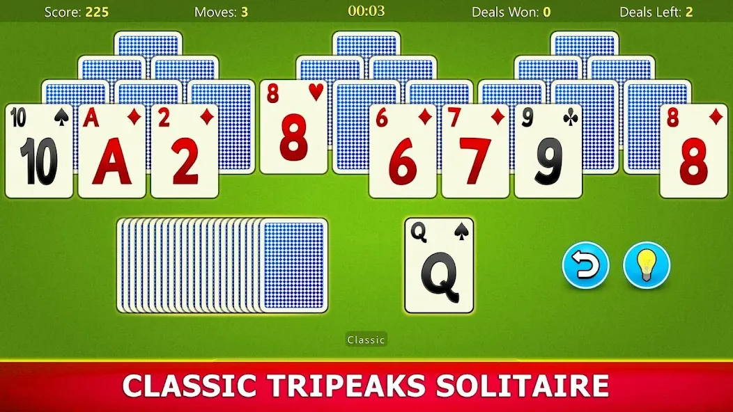 TriPeaks Solitaire Mobile  [МОД Menu] Screenshot 1