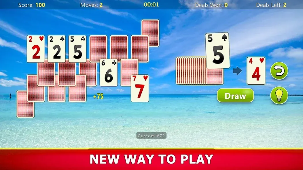 TriPeaks Solitaire Mobile  [МОД Menu] Screenshot 4