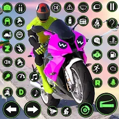 Взломанная Racing Bike Stunt Games Master (Гонки на мотоциклах Мастер игр в трюки)  [МОД Много монет] - последняя версия apk на Андроид